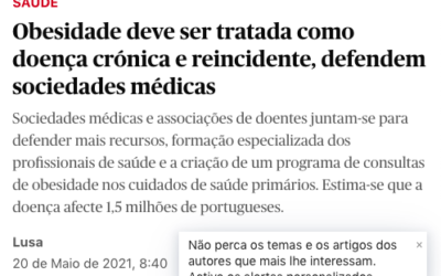 Obesidade deve ser tratada como doença crónica e reincidente, defendem sociedades médicas – Público Online