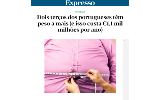 Dois terços dos portugueses têm peso a mais (e isso custa €1,1 mil milhões por ano)
